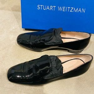 Stuart Weitzman patent leather women's loafers size 8